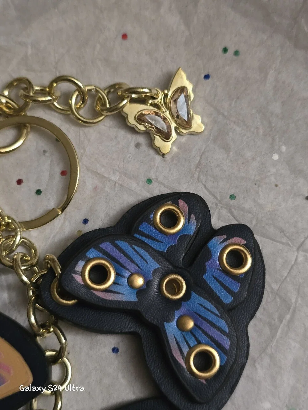 Butterfly Bag Charm/keychain NEW